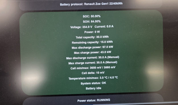 Akkuvarasto battery emulator